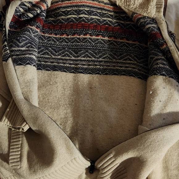 GAP ZIPUP HOODED SWEATER JACKET - Picture 14 of 16